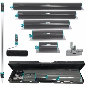 SET spatule pentru aplicare glet / tencuieli, 8 piese - Kit complet pentru Finisaje - BIHUI-PTKJK8 - Img 1