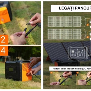 SH RESIGILAT Panou solar portabil din siliciu monocristalin cu eficiență ridicată 100W - SH-CNO-PS100W - Img 6