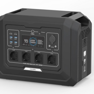 Statie acumulator portabil cu incarcare rapida - FastCharge, LiFePO4 - Generator Solar Power Station - 2000W, 1024Wh - CNO-PS1 - Img 3