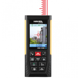 Telemetru cu laser roșu & USB/Bluetooth/Camera 120m, HDM-120BC - Nivel System - Img 1