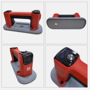 Ventuza Profesionala automata cu Vacuum Electrica display Digital, pentru placi, capacitate max. 100kg - SHIJING-6112 - Img 4