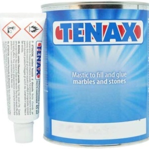 Adeziv / mastic solid colorat, pt. piatra naturala si quartz - Solido 1lt , gri + catalizator tub 45ml - Img 2