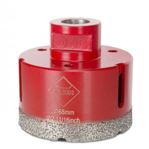 Carota diamantata pt. portelan, placi ceramice DryGres 68mm - RUBI-4917 - Img 1