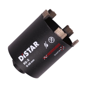 Carota diamantata RS-X pt. beton si beton armat - 5 segmenti turbo diam. 68mm, ax M16 - Premium - DiStar-11133053029 - Img 2