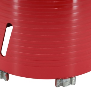 Carota diamantata Super PREMIUM ø162mm x 180mm x M16 pentru gaurire Beton armat, Zidarie, Granit - DXQZ.REDCORE.162 - Img 7