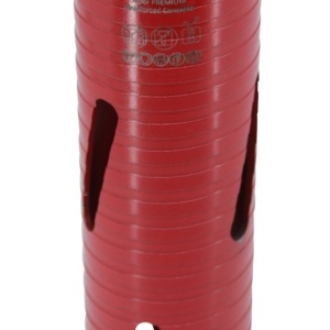 Carota diamantata Super PREMIUM ø48mm x 180mm x M16 pentru gaurire Beton armat, Zidarie, Granit - DXQZ.REDCORE.48 - Img 3