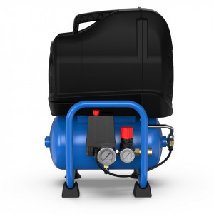 Compresor de aer cu piston fara ulei, semi-silentios - 1.5 kW, 222 L/min, 10 bari - Rezervor 6 Litri - ABAC-START-OSS-20P - Img 3