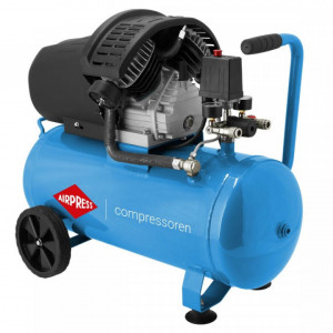Compresor de aer profesional cu piston (cu accesorii) - Blue Series 2.2kW, 392L/min, 8 bari - Rezervor 50 Litri - AirPress-HL425/50-36888 - Img 5