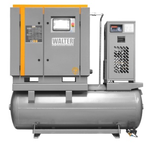 Compresor de aer profesional cu surub - 5.5 kW, 550 L/min, 13 bari - Rezervor 500 Litri, uscator de aer inclus - WLT-5.5/500-P-COMBO-13bar - Img 3