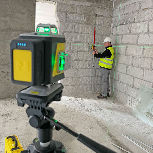 Laser verde în cruce (4 x 360°), Bluetooth - Nivel System-CL4G - Img 8