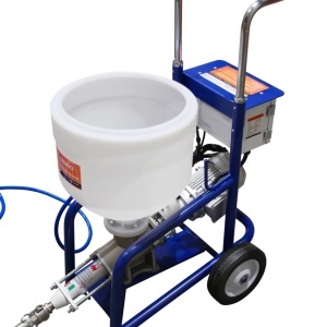 Masina multifunctionala de tencuit, gletuit, izolatii, debit max. 0-12 L/min, 1.5kW Monofazata, 20 bar, cuva plastic 35L - CNO-MFS12 - Img 6