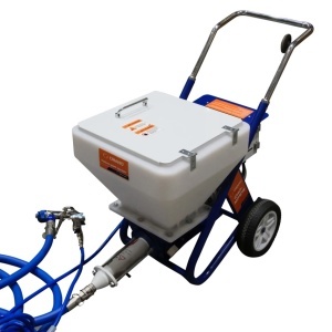 Masina multifunctionala de tencuit, gletuit, izolatii, debit max. 0-15 L/min, 2.2kW Monofazata, 20 bar, cuva 45L - CNO-MFS15 - Img 6
