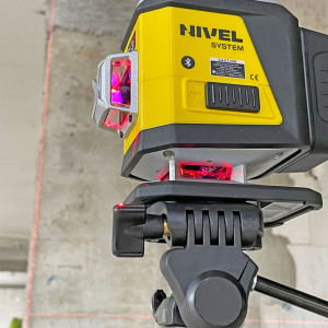 Pachet Laser roșu în cruce (3 x 360°), Bluetooth cu trepied - Nivel System-CL3R - Img 10