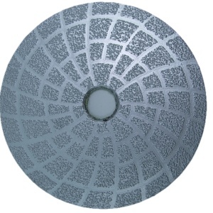 Paduri / dischete diamantate brazate in vacuum pt. slefuire uscata #50 Ø100mm - DXDY.DRYPADVACU.100.0050