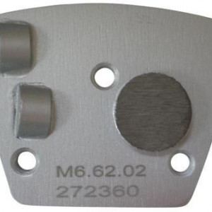 Placa cu segmenti diamantati pt. slefuire pardoseli - segment DPC 2x1/2 - prindere M6 - DXDH.8506.62.02-R - Img 1