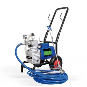 Pompa de vopsit si zugravit AIRLESS Diafragma Profesională cu Carucior - Complet Echipata - 1/4", 3kW, 5.5L/min - WP-APSD5 - Img 2