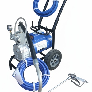 Pompa de vopsit si zugravit AIRLESS Diafragma Profesională cu Carucior - Complet Echipata - 1/4", 3kW, 5.5L/min - WP-APSD5 - Img 2