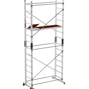 Schela aluminiu mobila 2x2(m), inaltime 4m, platforma 1,6x0,45(m), max. 150kg - CNO-SME-ADDY5M - Img 2