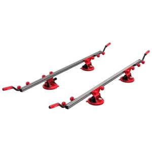 Sistem de transport LIGHT cu 4 ventuze cu vacuum pt. plăci mari, 180x90cm, max. 200 kg, SHIJING-6501 - Img 2