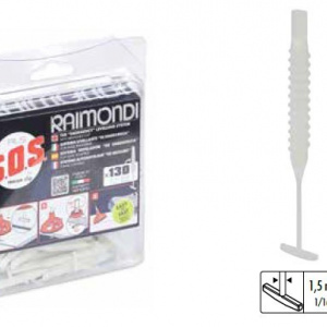 Clipsuri sistem nivelare RLS SOS pt. gresie, faianta si placi - Rost 1.5-5mm - 130 buc - Raimondi-180VSOS0130 - Img 4