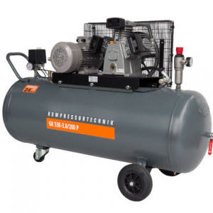 Compresor de aer profesional cu piston - 3kW, 530 L/min, 10 bari - Rezervor 200 Litri - WLT-PROG-530-3.0/200 - Img 1