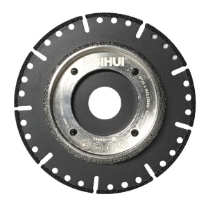 Disc brazat în vacuum pentru taiat Metal / PVC 125x22.2 (mm) - BIHUI-DCWMB5 - Img 2