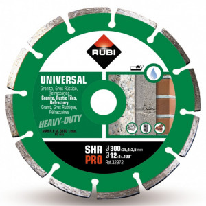 Disc diamantat pt. materiale de constructii 300mm, SHR 300 Pro - RUBI-32972 - Img 1