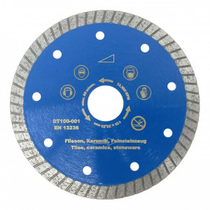 Disc DiamantatExpert pt. Gresie ft. dura, Portelan dur, Granit- Turbo 115x22.2 (mm) Super Premium - DXDH.3957.115.22 - Img 1