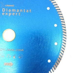 Disc DiamantatExpert pt. Gresie ft. dura portelanata, Granit - Turbo 350x30mm (cu inel reductor de 25,4mm) Premium - DXDY.3956.350 - Img 2