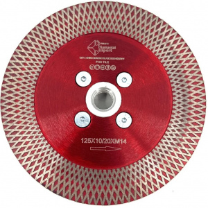 Disc DiamantatExpert pt. taiere si slefuire - Gresie si Placi dure 125x1.8 (mm) xM14, Premium - DXDY.CNG-PP.125.M14 - Img 1
