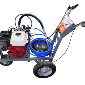Echipament airless pentru trasat marcaje rutiere - Complet Echipat - 1/4", 2 pistoale, 3.0L/min, 5.5hp Honda - CNO-APSR-Duo-Honda - Img 22