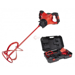 Mixer / amestecator pt. adezivi / mortar 1800W, Profesional, RUBIMIX-9 SUPERTORQUE 230V 50-60 Hz. cu valiza de transport - RUBI-26974 - Img 2