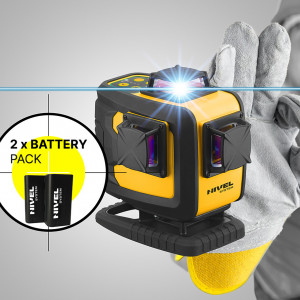 Multilaser Violet în cruce (4 x 360°), Bluetooth - Nivel System-CL4D-P - Img 7