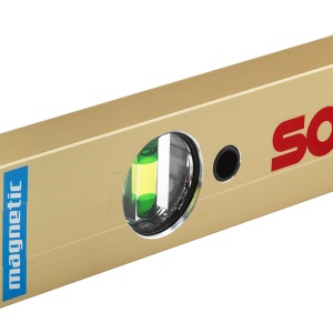 Nivelă cu bula (Boloboc magnetic) cu profil tubular, 80cm AZM 80 - Sola-01821101 - Img 3