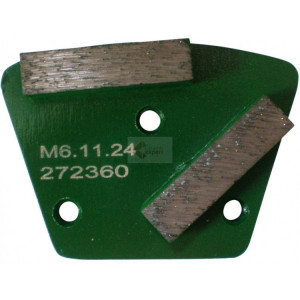 Placa cu segmenti diamantati pt. slefuire pardoseli - segment dur (verde) - # 40 - prindere M6 - DXDH.8506.11.24 - Img 2