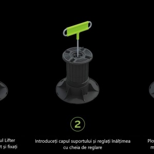 Prelungitor 30mm Plot / Piedestal / Suport Special Evolve, adauga 30mm inaltime, Italprofili - IP-182L30 - Img 6