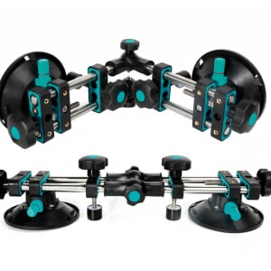 Sistem de fixare si ajustare multi-unghi, cu 2 ventuze cu vaccum pt. placi ceramice - BIHUI-LFTFV6 - Img 1