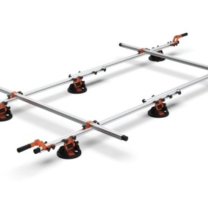 Sistem de transport cu 6 ventuze cu vacuum pt. placi mari, 360cm, 140kg, WolfPack - WP-DB-CY-2