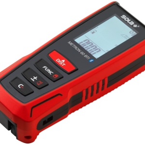 Telemetru cu laser roșu si bluetooth, Sola App - 60m, METRON 60 BTI - Sola-71027201 - Img 3