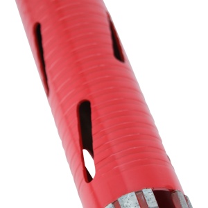 Carota diamantata Super PREMIUM ø52mm x 180mm x M16 pentru gaurire Beton armat, Zidarie, Granit - DXQZ.REDCORE.52 - Img 9