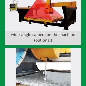 Centru de lucru CNC in 5 axe, pentru procesare piatra, granit, marmura, etc. - Wanlong CNC-JET-5-DXF - Img 2