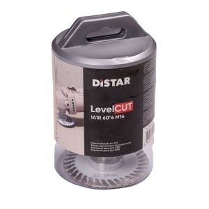 Disc diamantat DiStar LevelCut pentru gresie portelanata, placi dure 60*6mm x M14 Premium - DiStar-80115429032 - Img 2