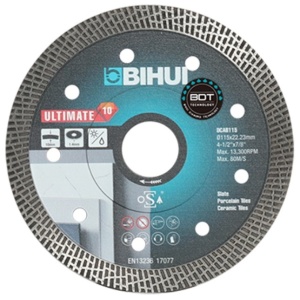 Disc Diamantat pt. Portelan, Placi ceramice, Ardezie 125x22.2 (mm) Ultimate BDT - BIHUI-DCAB125