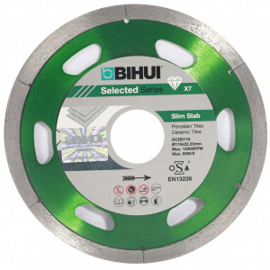 Disc Diamantat subtire pt. Portelan, Placi ceramice 115x22.2 (mm) Super Premium - BIHUI-DCDS115 - Img 2