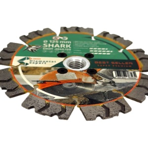 Disc DiamantatExpert pt. Beton armat extrem de dur & piatra - SHARK 125mm x M14 Super Premium - DXDY.2040.125.M14 - Img 11