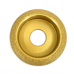 Freza diamantata pentru profilare granit, marmura, gresie, Profil Semicerc Interior, 75x22,23 #45 - DXDY.FPP.C20 - Img 1