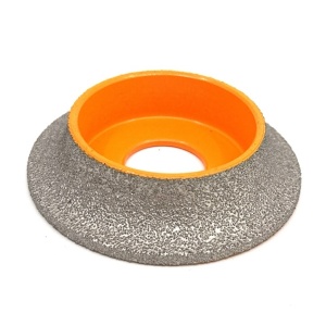 Freza diamantata pentru profilare granit, marmura, gresie Profil Semirotund Half Bullnose, R-15mm, ∅75x22,23mm - DXDY.FPP.HBN15 - Img 3