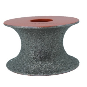 Freza diamantata pentru profilare granit, marmura, gresie Profil Semicerc Full Bullnose exterior, R-20mm, ∅75x22,23mm - DXDY.FPP.BN40 - Img 2