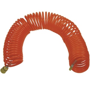 Furtun spiralat flexibil aer comprimat cu cuple rapide - 1/4", 8 bari, 6x8 (15m) - ABAC-8973005520