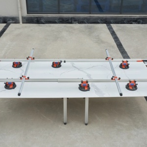 Masa de lucru SLAB XL pt. placi ceramice de dimensiuni mari, 360cm, 250kg, WolfPack - WP-DB-TB-3XL360 - Img 9